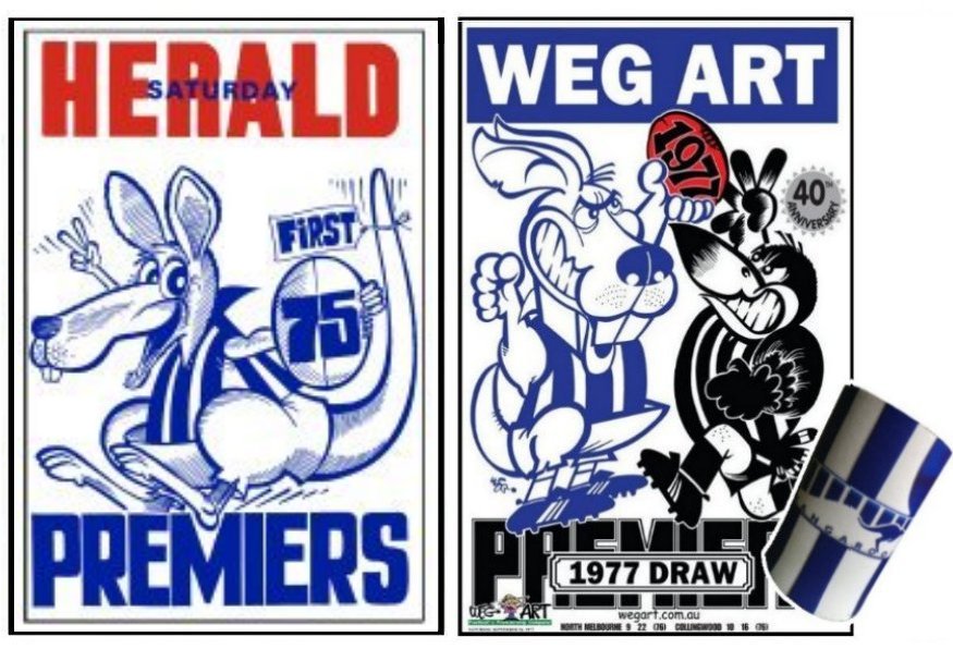 1975 Grand Final Poster & FREE Drawn Poster